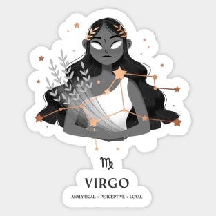 Virgo Constellation Zodiac Series Sticker